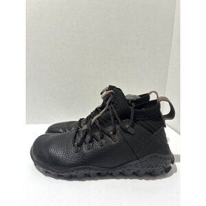 vivobarefoot Womens Magna Forest ESC barefoot hiking boots in black leather